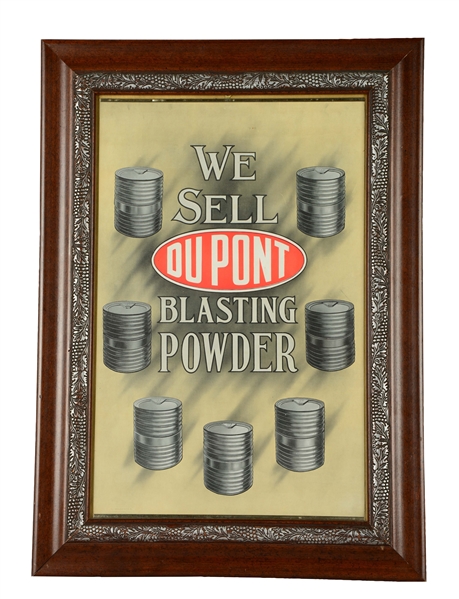 "WE SELL DU POINT BLASTING POWDER" LITHOGRAPHIC ADVERTISEMENT. 