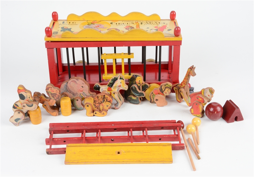 FISHER PRICE PAPER ON WOOD NO. 250 BIG PREFORMING CIRCUS. 