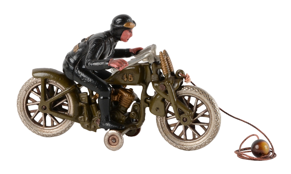 CAST IRON HILL CLIMBER MOTORCYCLE. 