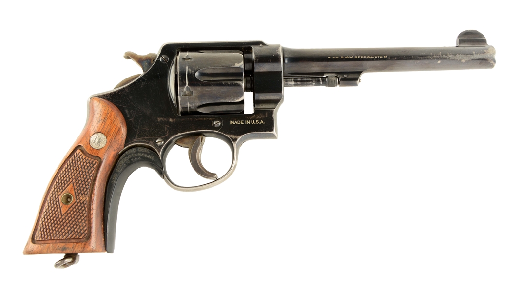 (C) S&W 2ND MODEL .44 HAND EJECTOR REVOLVER.