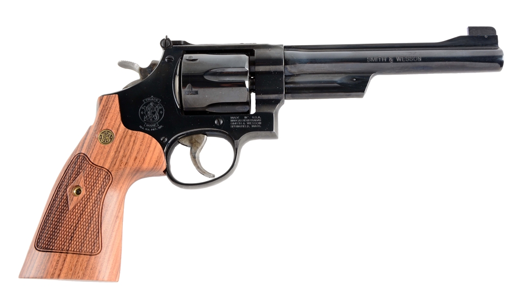 (M) BOXED S&W MODEL 25-15 DOUBLE ACTION REVOLVER.