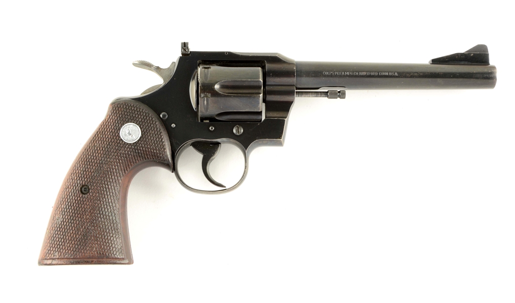 (C) EARLY COLT MODEL 357 DOUBLE ACTION REVOLVER.