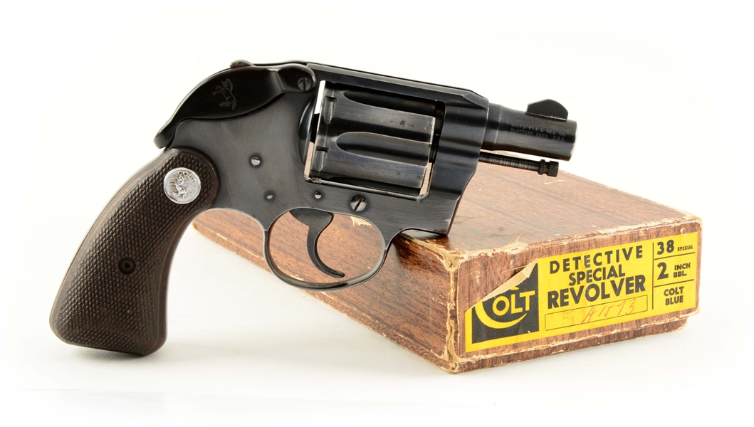 (C) BOXED COLT DETECTIVE SPECIAL DOUBLE ACTION REVOLVER.