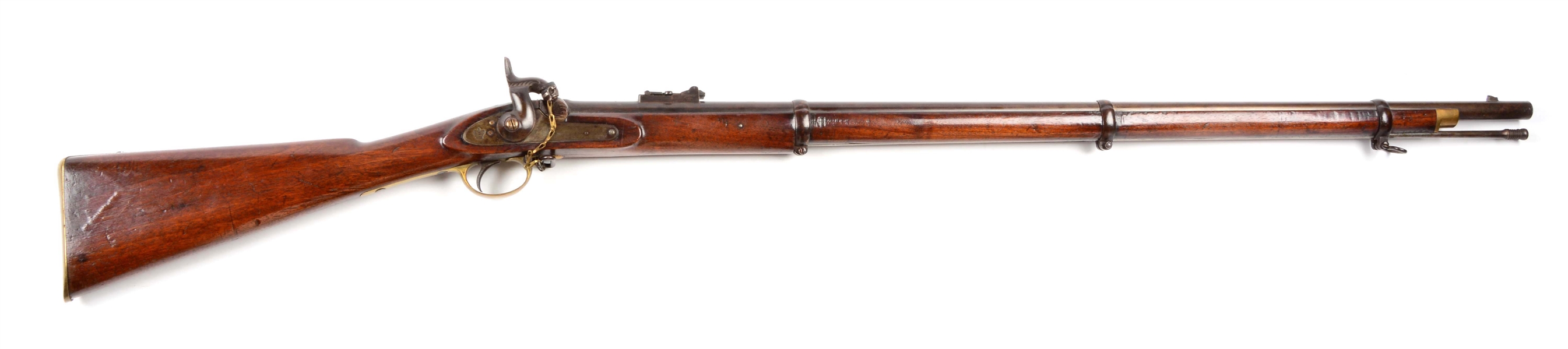 (A) ENFIELD PATTERN 1853 PERCUSSION RIFLE MUSKET.