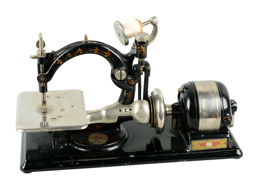 ELECTRIC ROWLEY SEWING MACHINE.