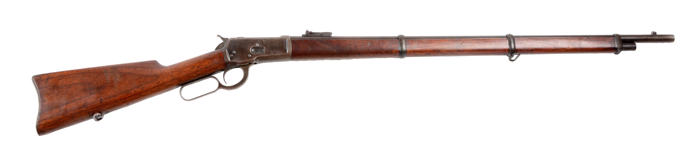 (A) WINCHESTER MODEL 1892 LEVER ACTION MUSKET.