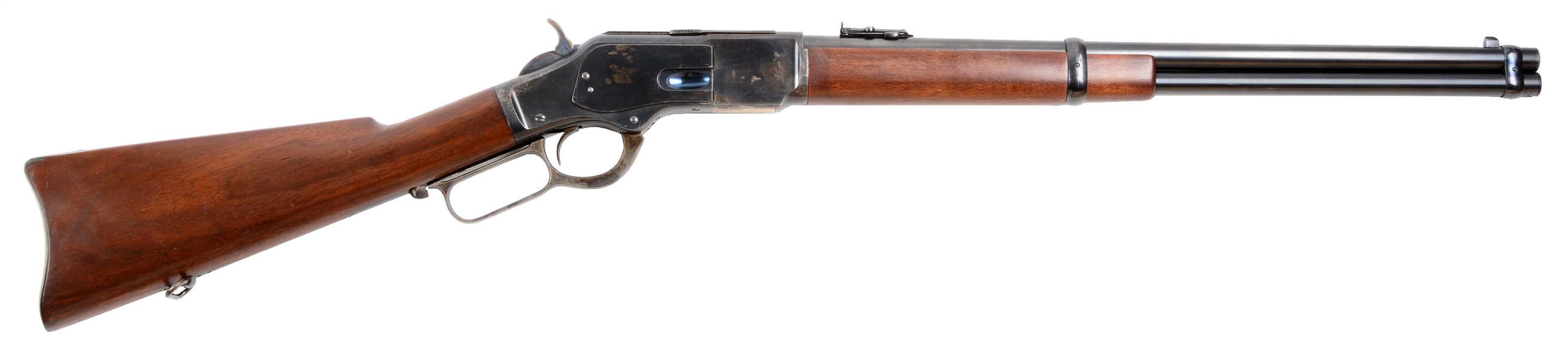 (C) HIGH CONDITION WINCHESTER MODEL 1873 SADDLE RING CARBINE (.44 WCF).