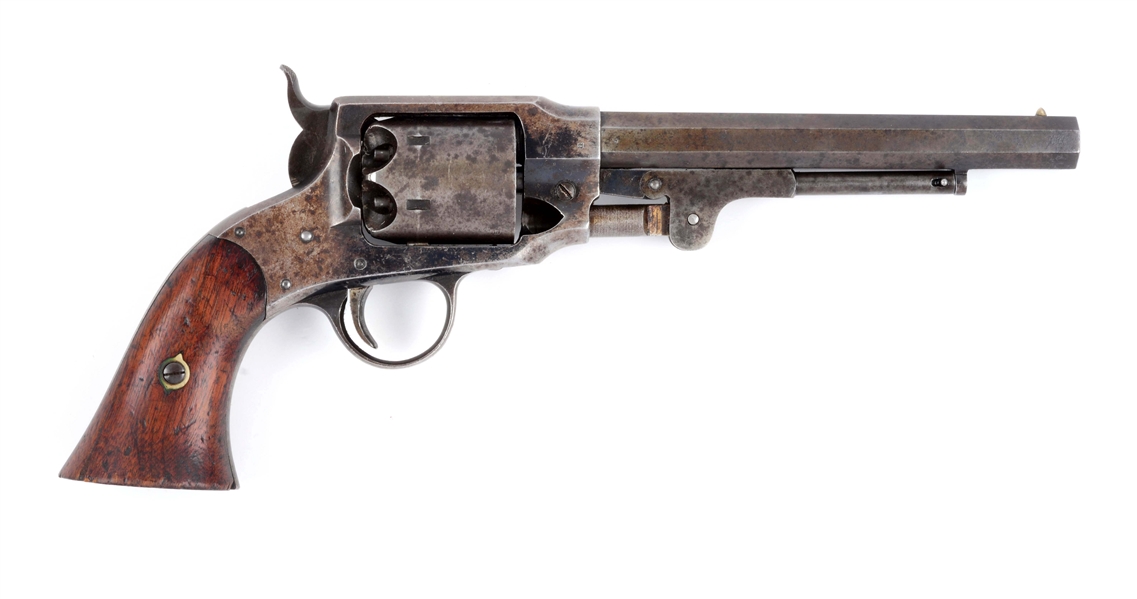 (A) ROGERS & SPENCER .44 SINGLE ACTION PERCUSSION REVOLVER. 