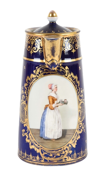 BAKERS CHOCOLATE COMPANY PORCELAIN PITCHER.