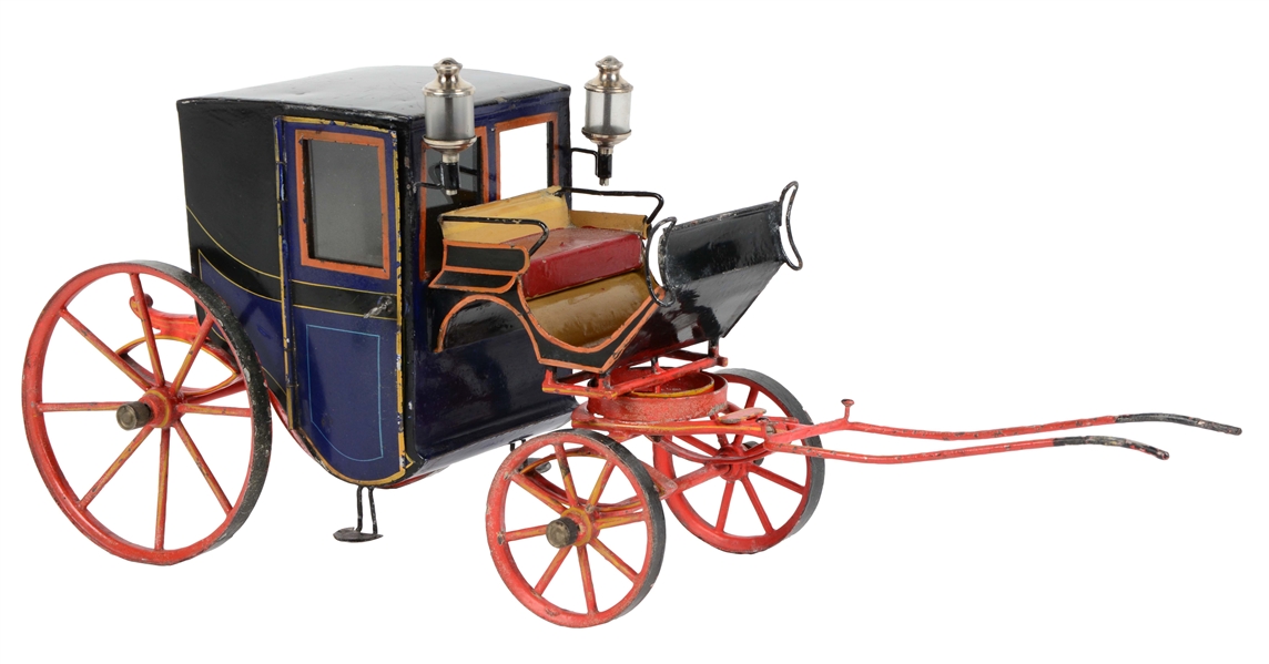 EARLY HAND-PAINTED GERMAN MARKLIN CARRIAGE.