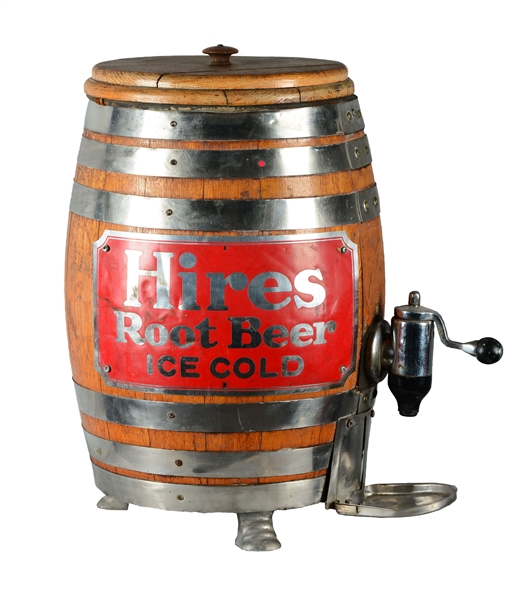 HIRES ROOT BEER ICE COLD BARREL TAP SODA FOUNTAIN DISPENSER. 