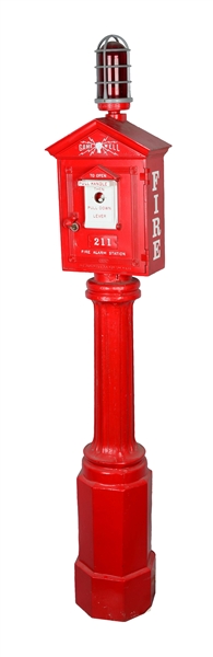 REPRODUCTION GAMEWELL CO. FIRE ALARM STATION.