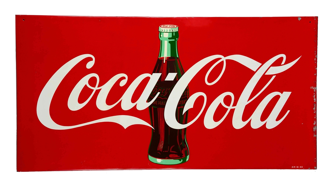 SINGLE-SIDED COCA-COLA SIGN.