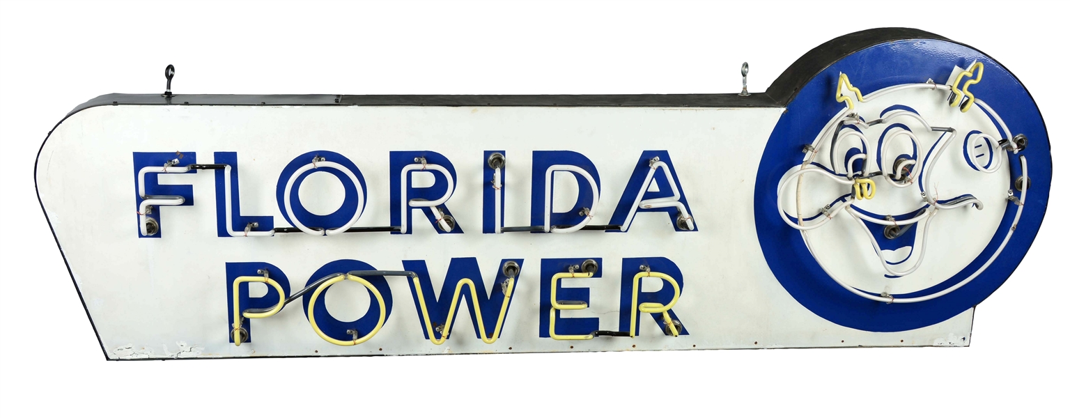 REDDY KILOWATT FLORIDA POWER NEON SIGN.