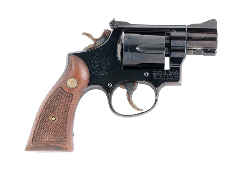 (C) U.S. AIR FORCE SMITH AND WESSON MODEL 56 DOUBLE ACTION REVOLVER.