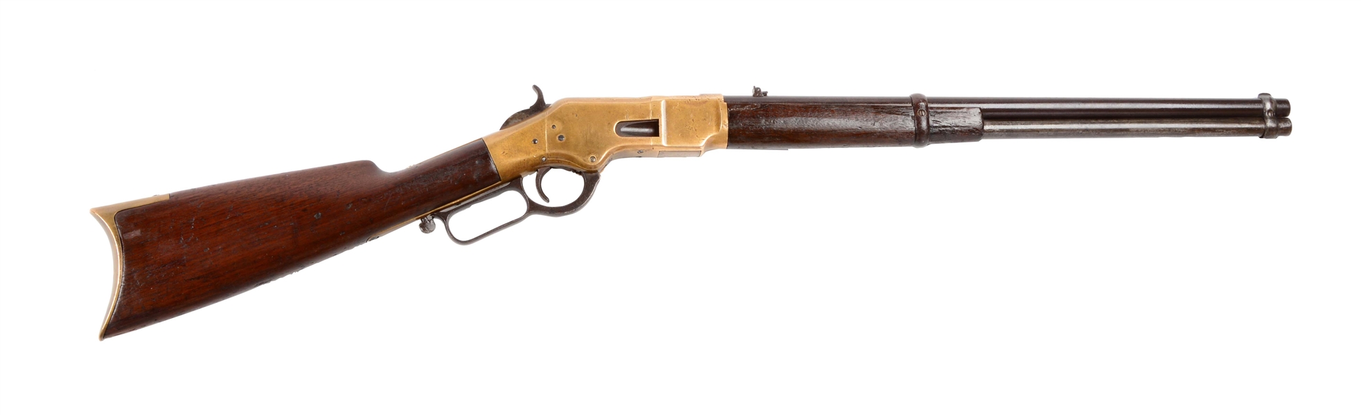 (A) WINCHESTER MODEL 1866 SADDLE RING CARBINE.