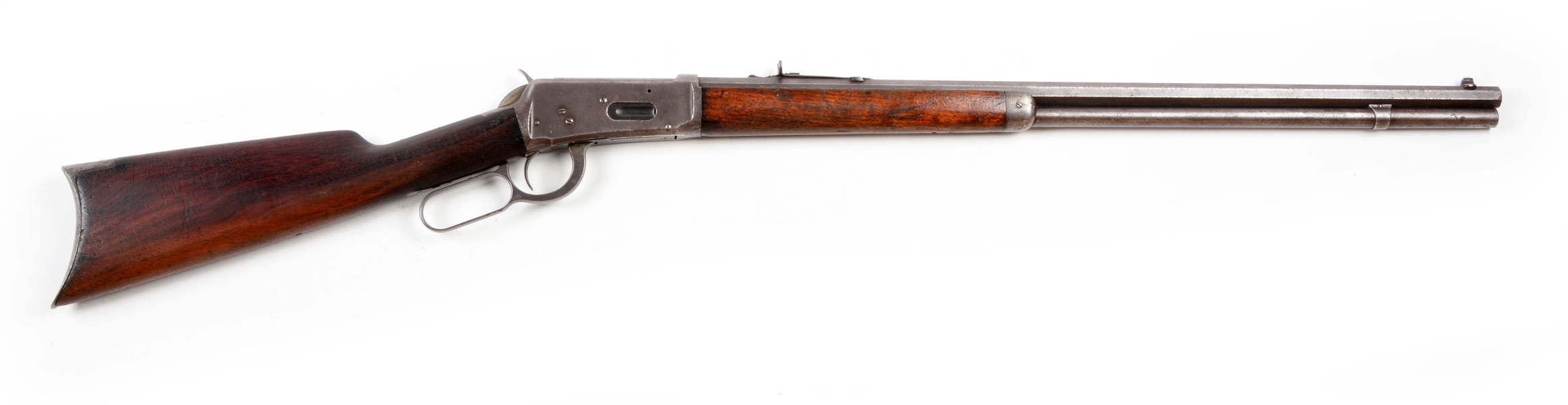 (A) 1ST YEAR WINCHESTER MODEL 1894 10 OCLOCK SCREW LEVER ACTION RIFLE (.38-55).
