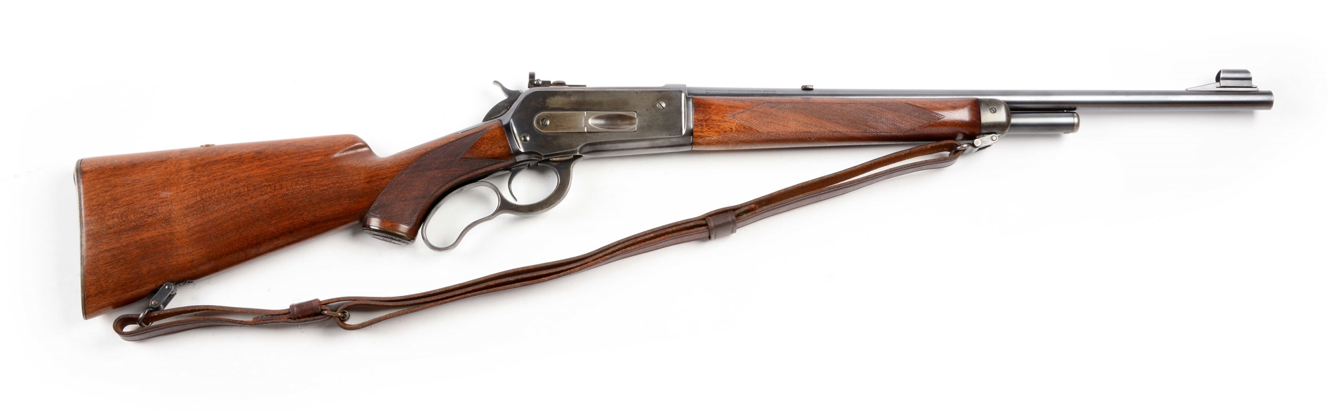 (C) DELUXE WINCHESTER MODEL 71 LEVER ACTION CARBINE (1936).
