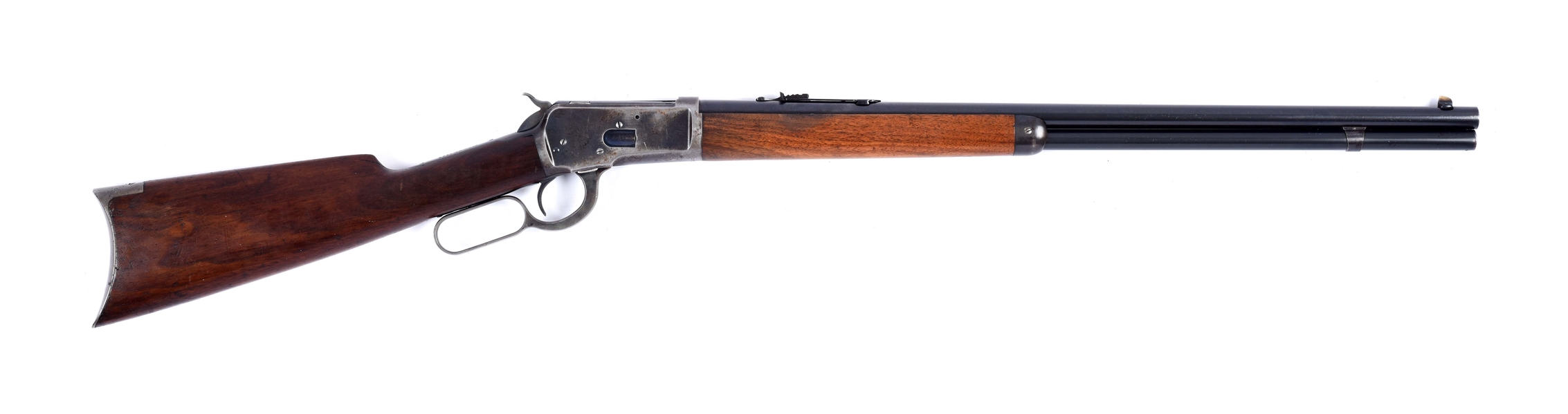 (C) WINCHESTER MODEL 1892 .44 LEVER ACTION RIFLE.