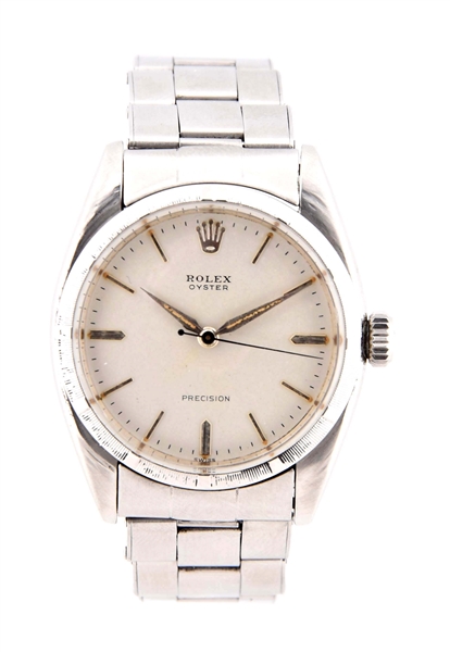 ROLEX STAINLESS STEEL OYSTER PRECISION REED BEZEL.