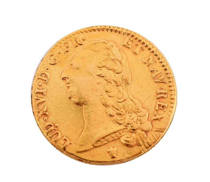 1786 GOLD FRENCH COIN.