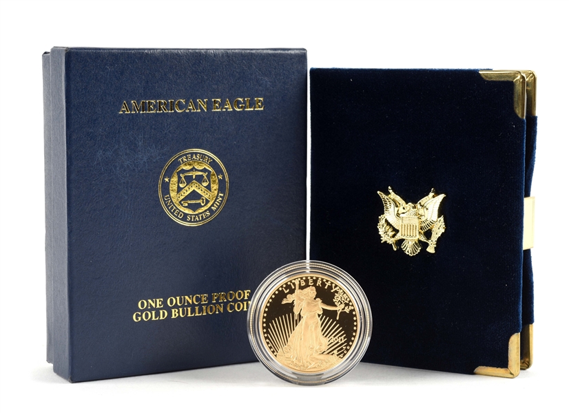 2011 AMERICAN GOLD 1/2 OZ EAGLE IN ORIGINAL BOX.