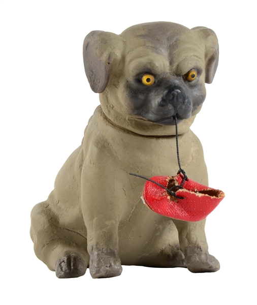 PUG DOG CANDY CONTAINER.