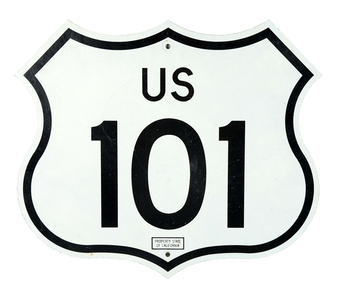U.S. 101 SIGN. 