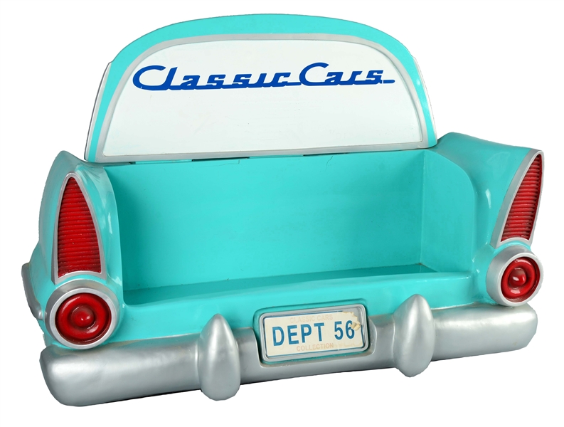 DEPARTMENT 56 "CLASSIC CARS" STORE DISPLAY. 