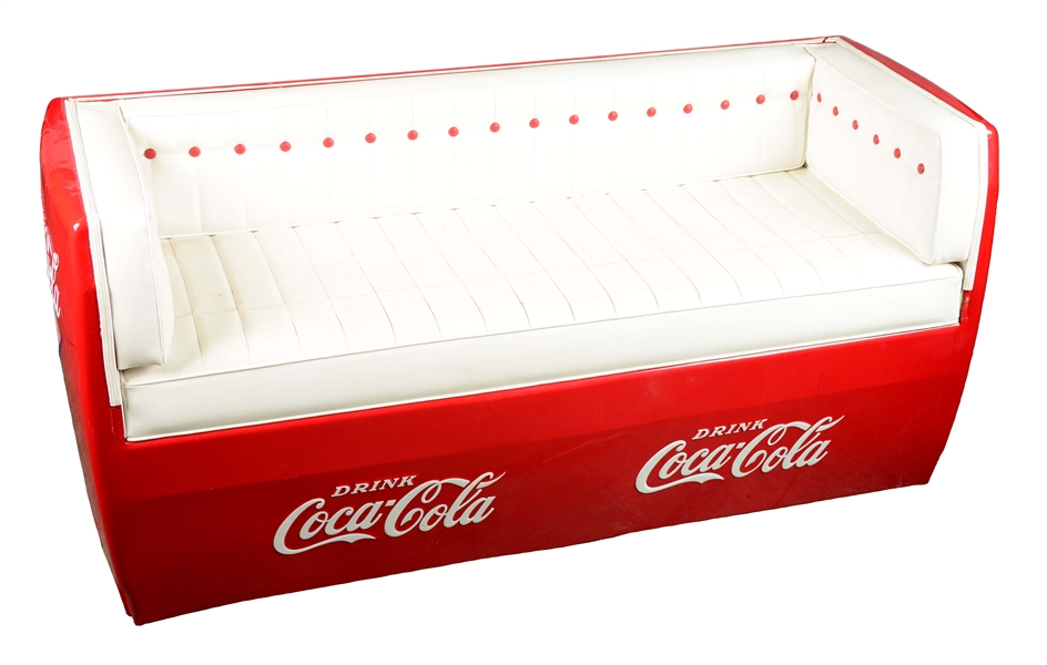 COCA-COLA COOLER COUCH. 