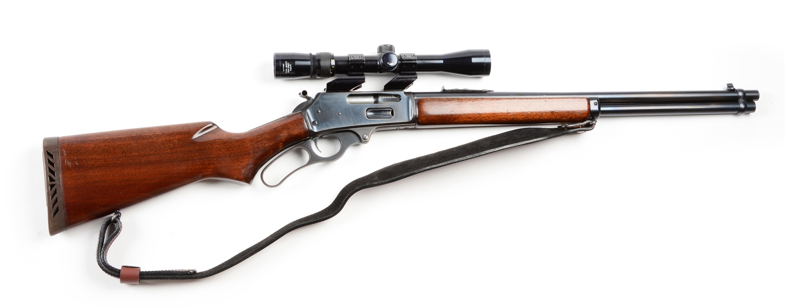 (M) WESTERN FIELD MODEL 740A-EMN LEVER ACTION CARBINE.