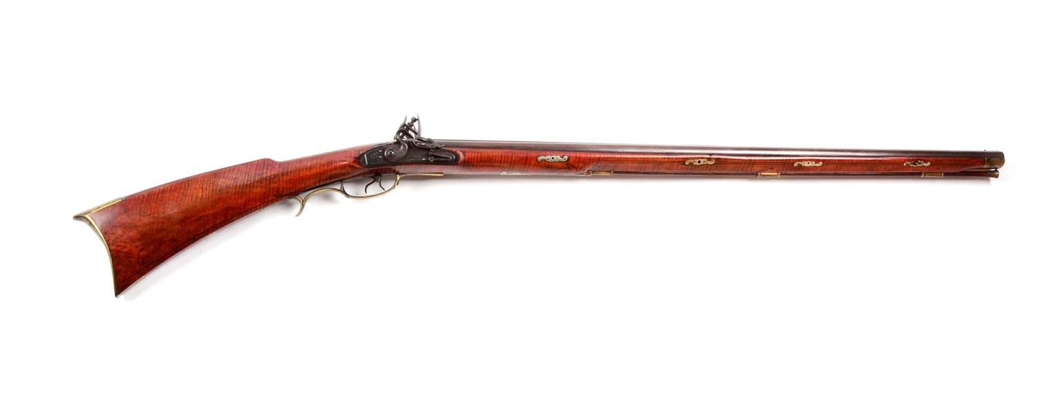 (A) LEHIGH COUNTY DOUBLE BARREL SMOOTHBORE ATTRIBUTED TO KUNZ.