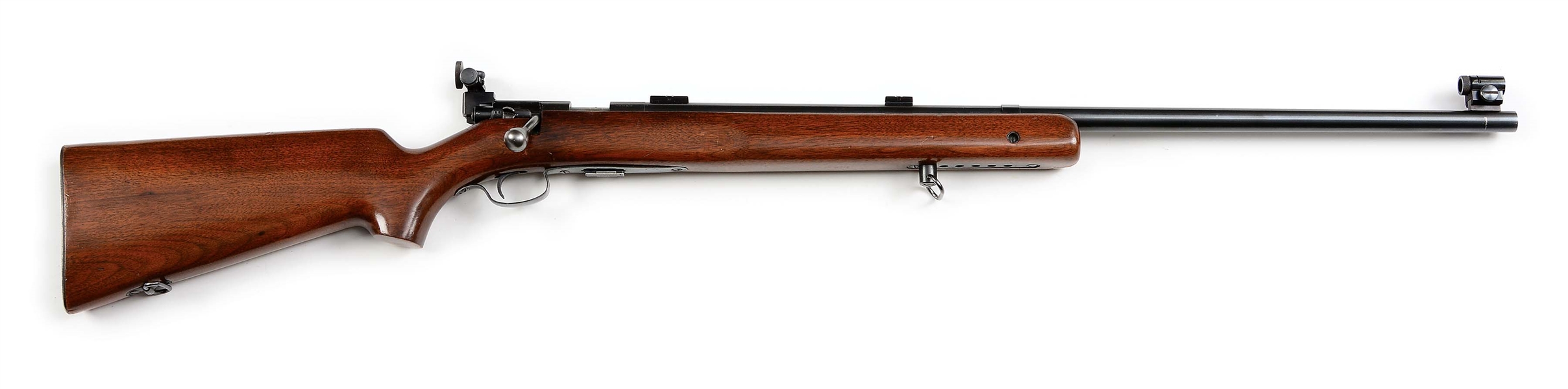 (C) WINCHESTER MODEL 75 TARGET BOLT ACTION RIFLE.