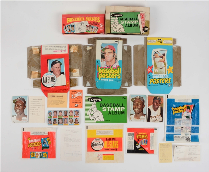 1960S & 1970S TOPPS STAMPS, GIANTS AND POSTER ARCHIVE.