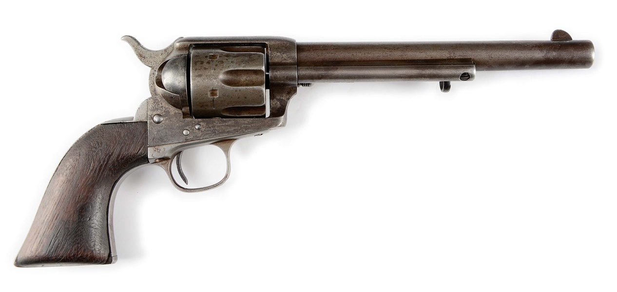 (A) U.S. MARKED COLT SINGLE ACTION ARMY REVOLVER.