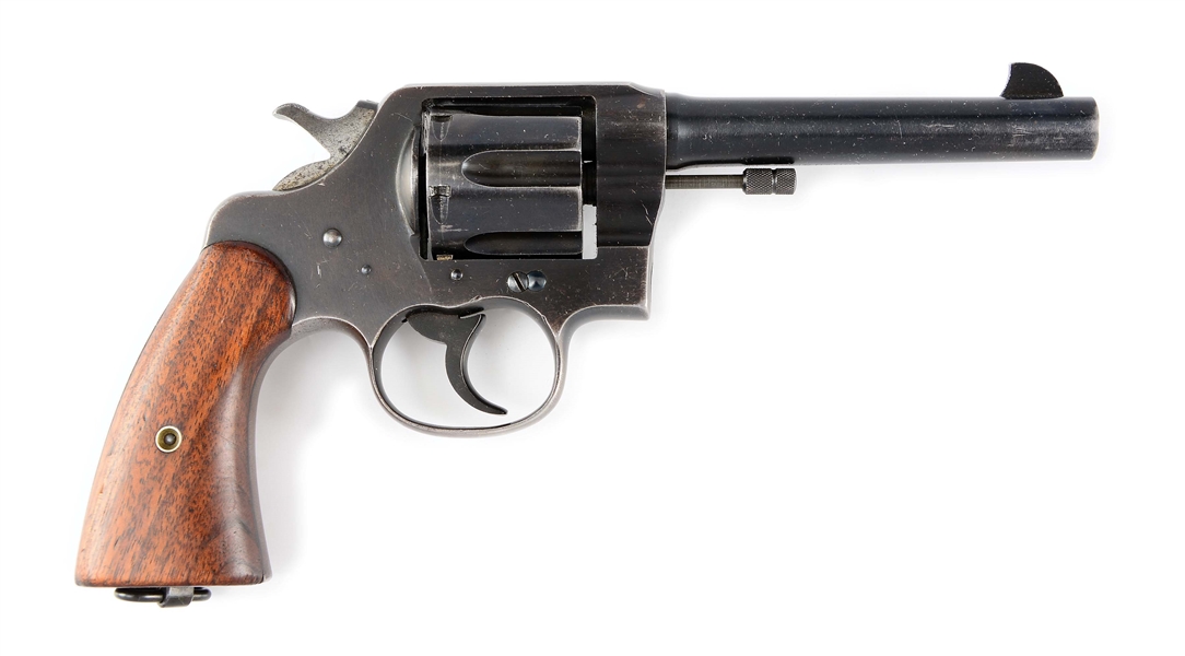 (C) COLT MODEL 1917 U.S. ARMY DOUBLE ACTION REVOLVER (1919).