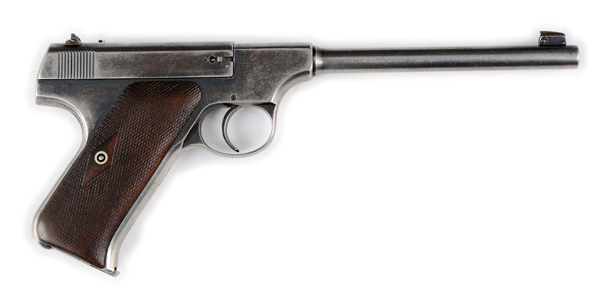 (C) COLT PRE-WOODSMAN SEMI-AUTOMATIC PISTOL (1920).