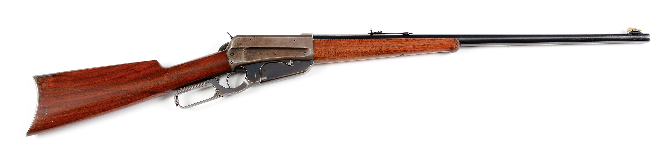 (C) WINCHESTER MODEL 1895 LEVER ACTION RIFLE (1915).