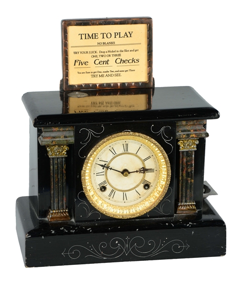 **5¢ LOHEIDE WIZARD CLOCK TRADE STIMULATOR. 