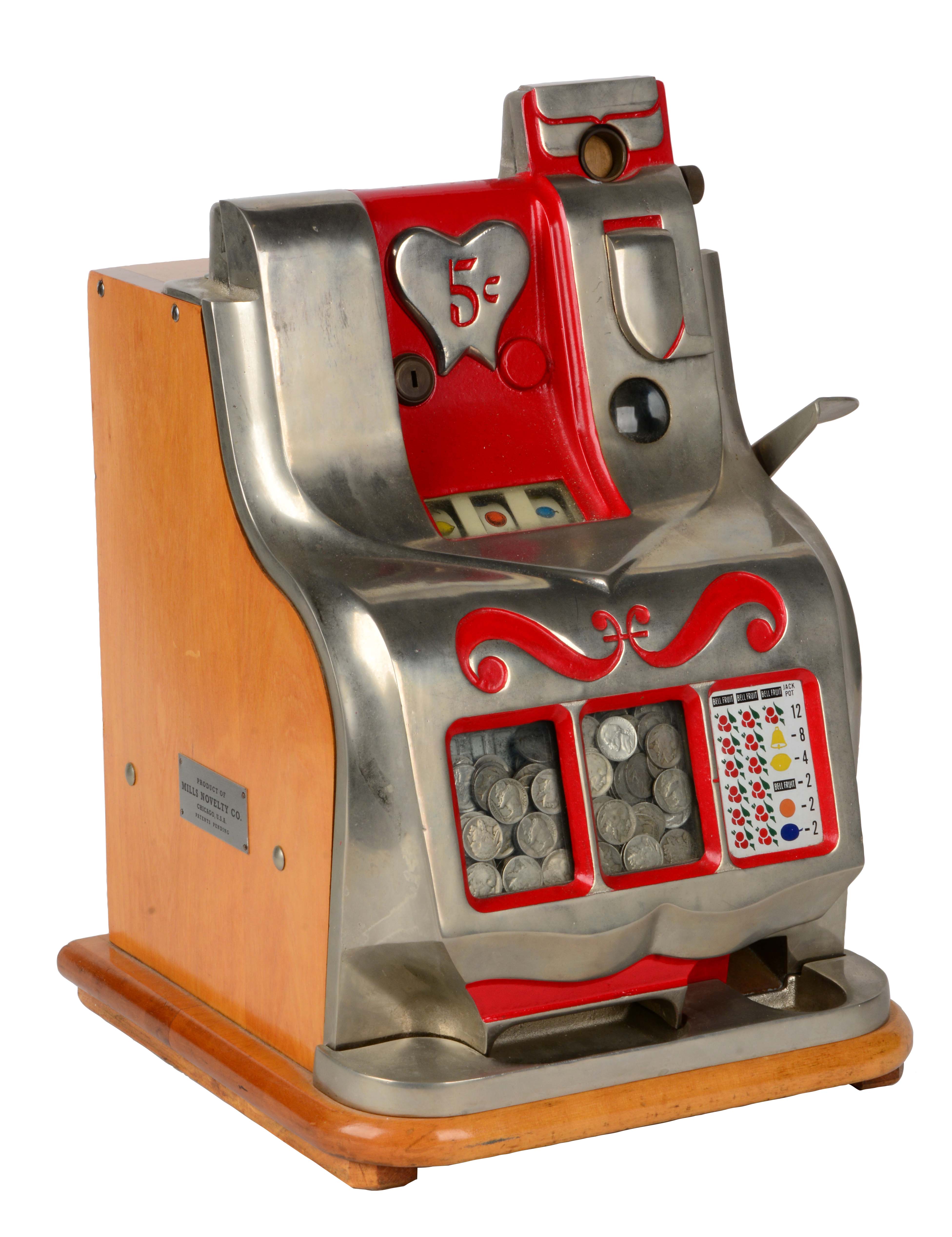 mills open front slot machine