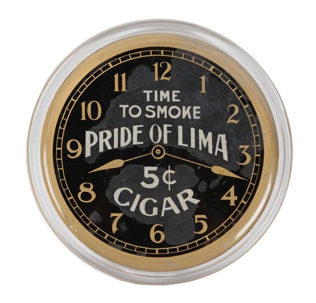 TIME TO SMOKE PRIDE OF LIMA ADVERTISING ASH TRAY. 