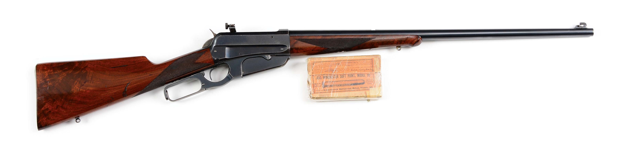 (C) DELUXE WINCHESTER .405 MODEL 1895 LEVER ACTION RIFLE (1909).