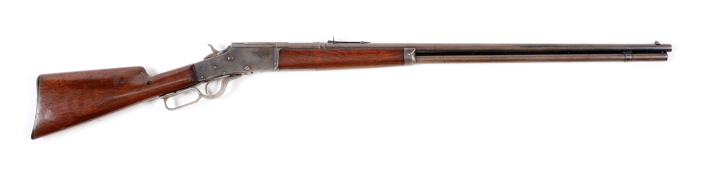 (A) BULLARD REPEATING ARMS CO. MODEL 1886 LARGE FRAME LEVER ACTION RIFLE.