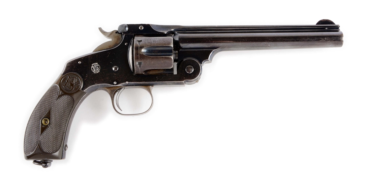(A) JAPAN SHIPPED SMITH & WESSON NEW MODEL NO. 3 SINGLE ACTION REVOLVER.