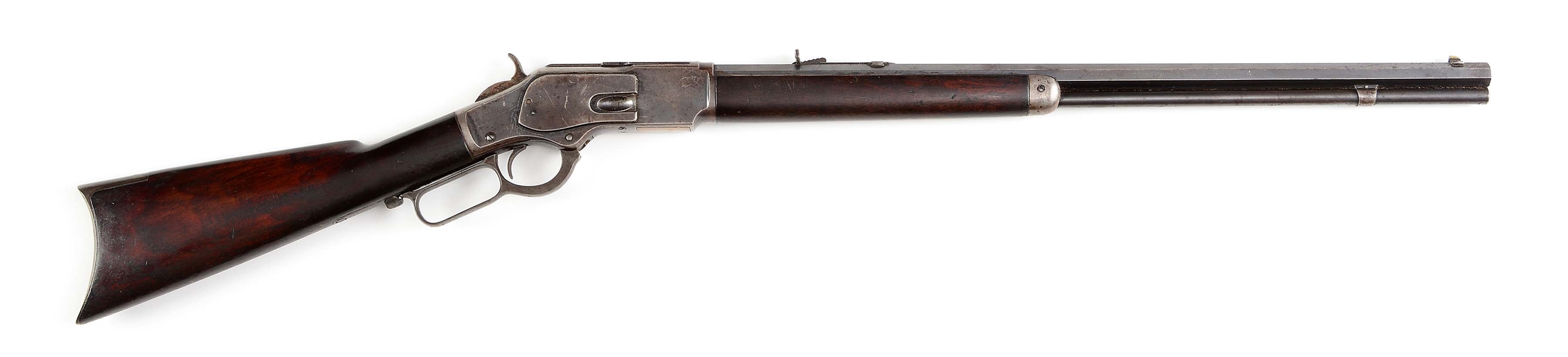 (A) WINCHESTER MODEL 1873 LEVER ACTION .32 RIFLE (1891)