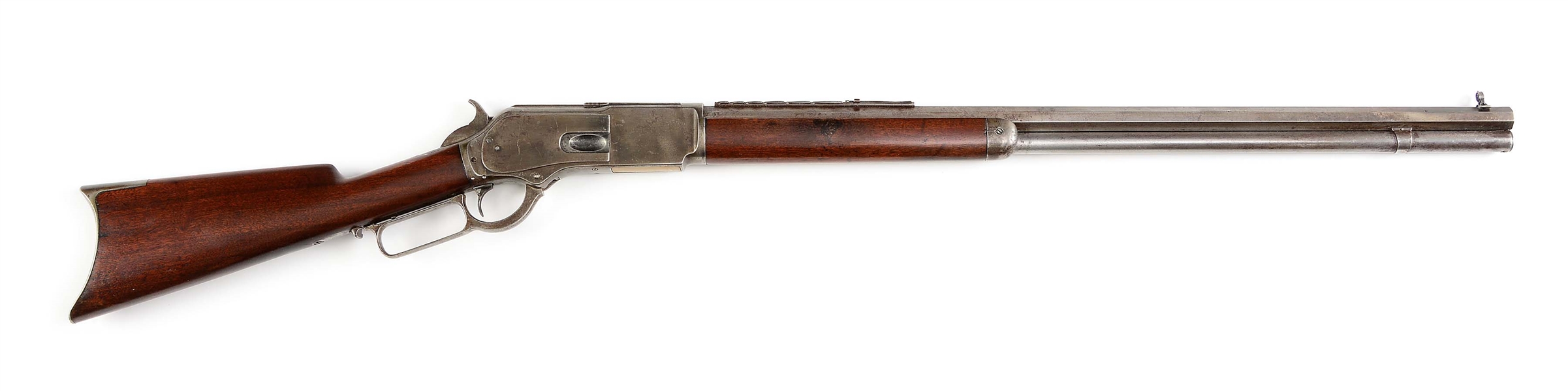 (A) SPECIAL ORDER WINCHESTER MODEL 1876 LEVER ACTION RIFLE.