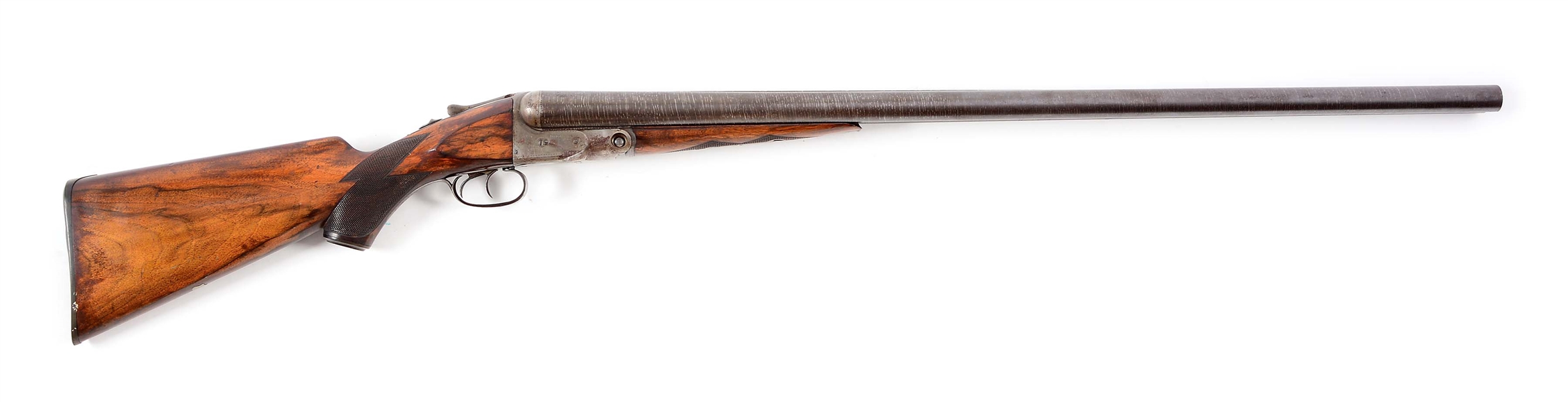(C) COLOSSAL PARKER N GRADE 8 BORE BUILT ON A NO. 6 FRAME (1906).