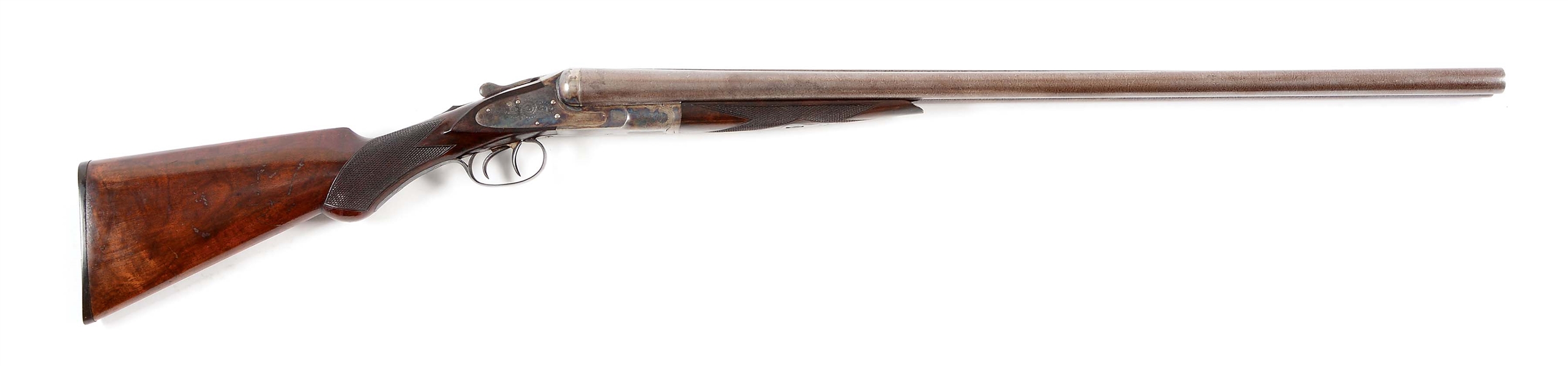 (C) HIGH ORIGINAL CONDITION L.C. SMITH GRADE 1E GRADE 10 GAUGE SHOTGUN (1907).