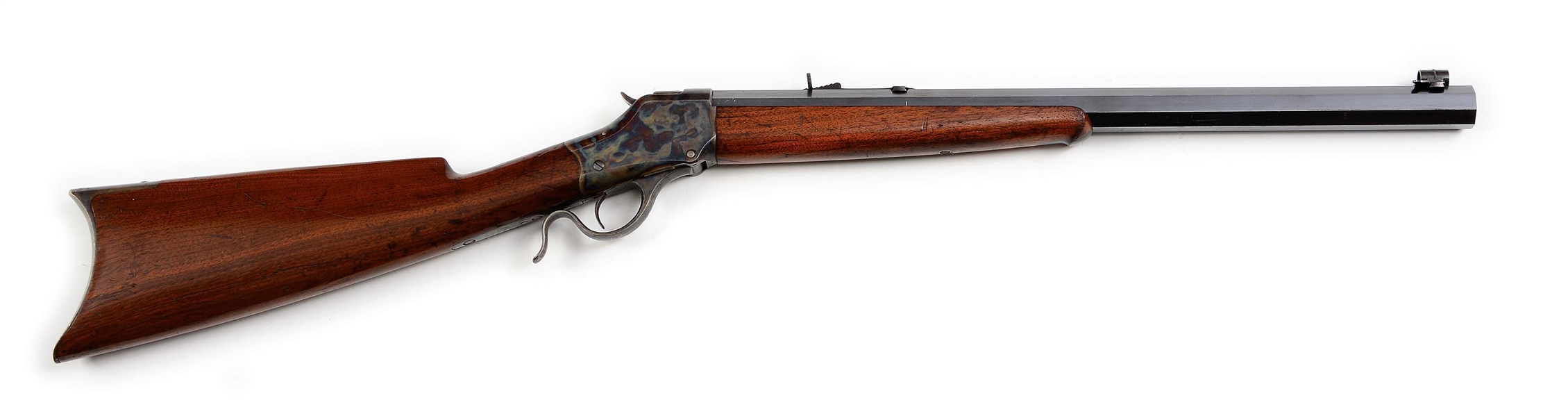 (A) EXCEPTIONALLY RARE WINCHESTER MODEL 1885 SINGLE SHOT SHORT RIFLE (1887).