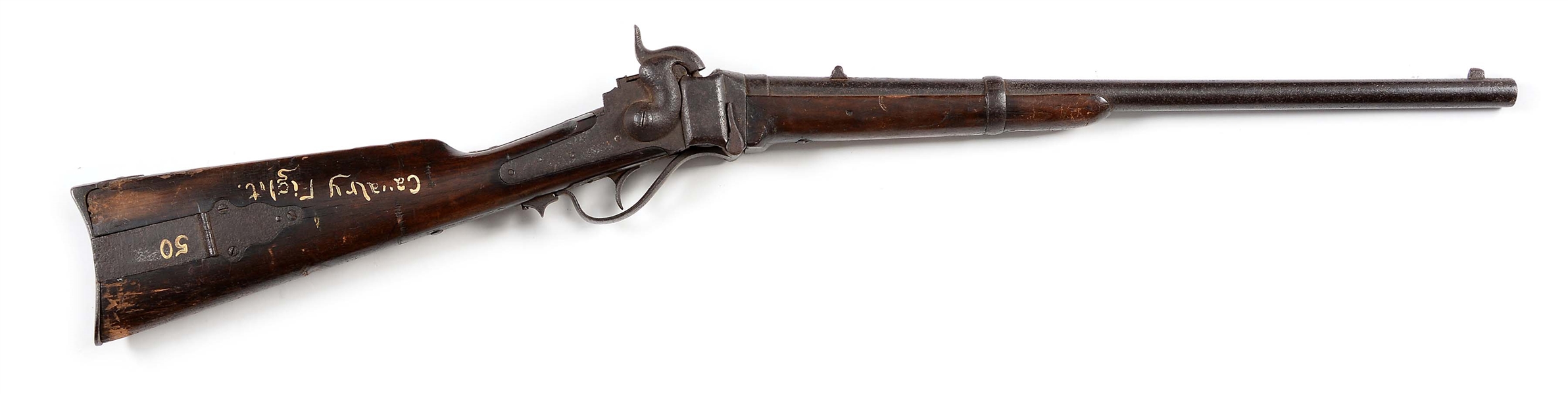 (A) RELIC SHARPS MODEL 1863 NEW MODEL CARBINE FROM DANNER MUSEUM, FOUND IN BUSHMANS WOODS, GETTYSBURG.